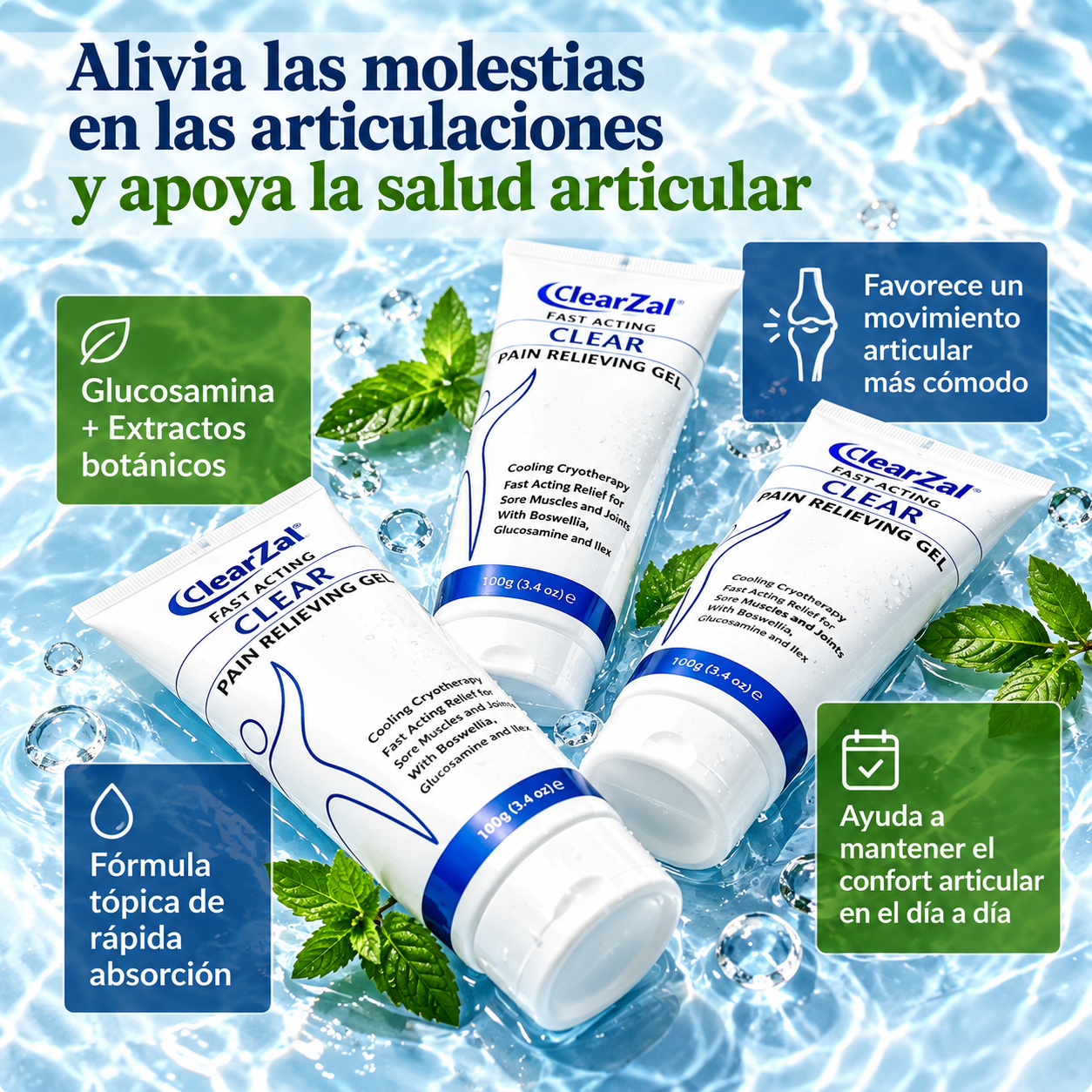 Gel analgésico ClearZal®