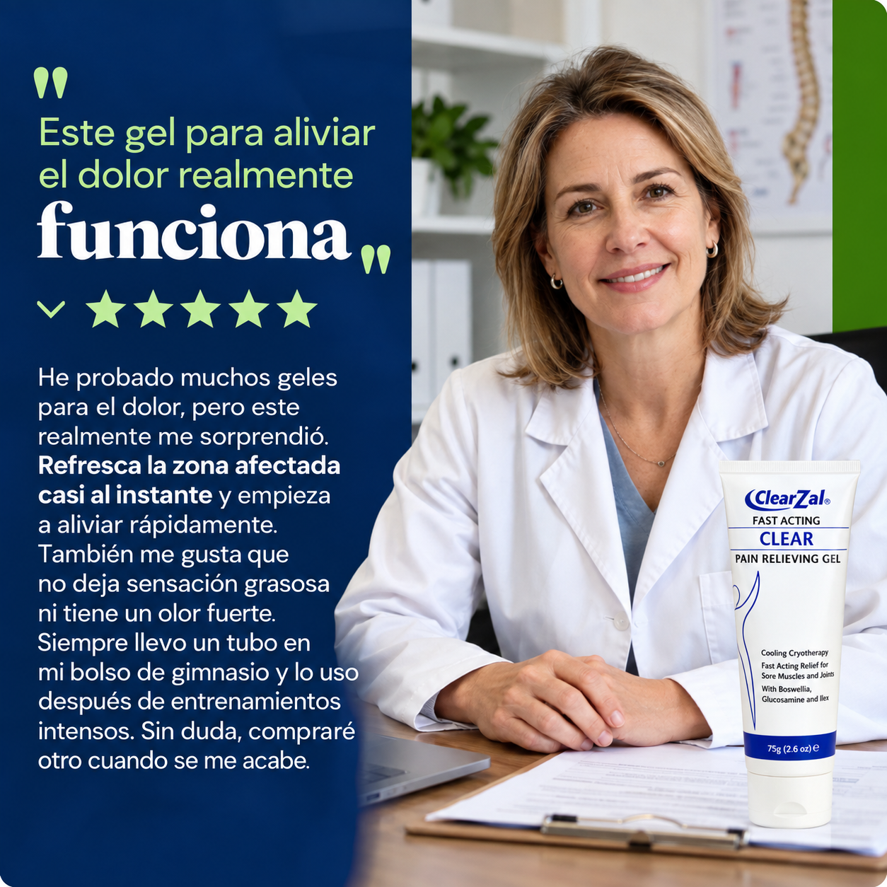 Gel analgésico ClearZal®